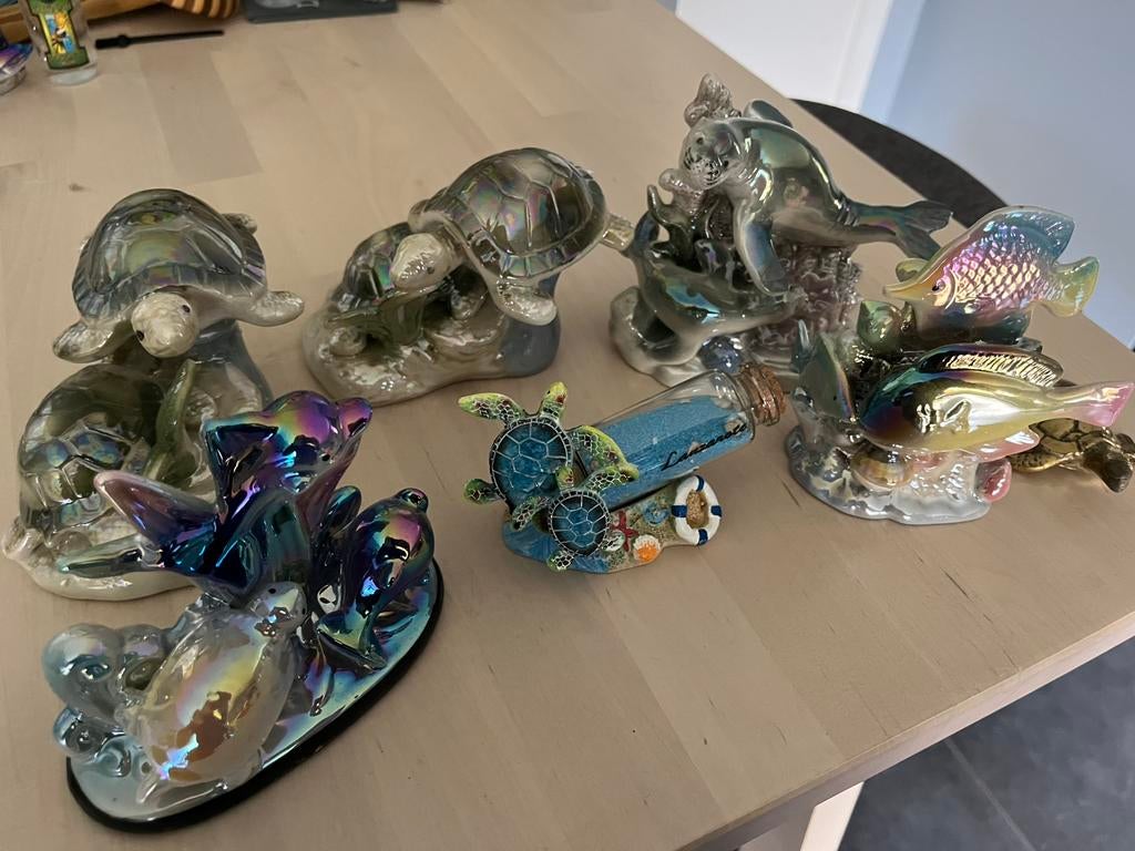 Beeldjes (schildpadden, zee-thema), Ophalen, Zo goed als nieuw