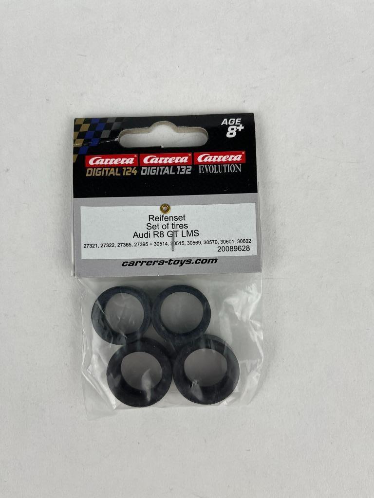 Carrera DIGITAL 132 89628 Pneus pour Audi R8 LMS, Enlèvement ou Envoi, Neuf, Carrera