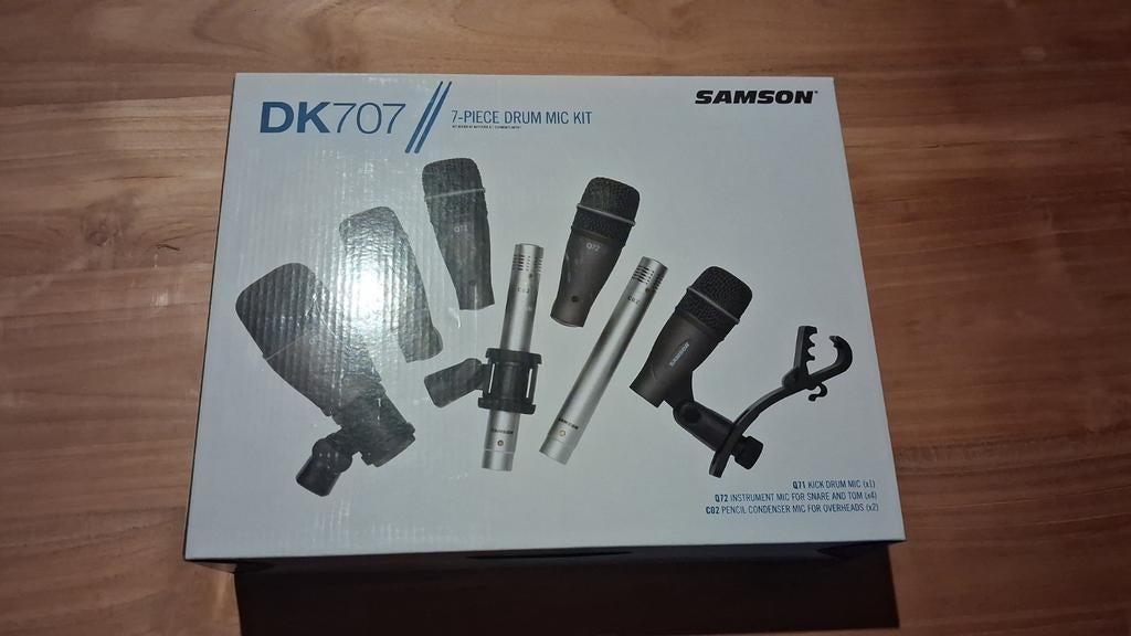 Samson DK707 Drummicset, Ophalen of Verzenden, Nieuw in verpakking, Boxset