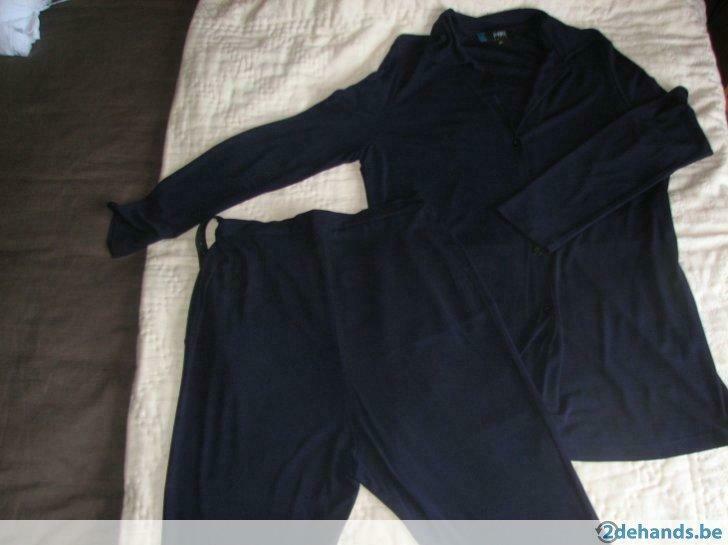 Zwangerschapsensemble: 'Formes', kleur: blauw/paars, M:44, Formes, Blauw, Blouse of Tuniek, Maat 42/44 (L)