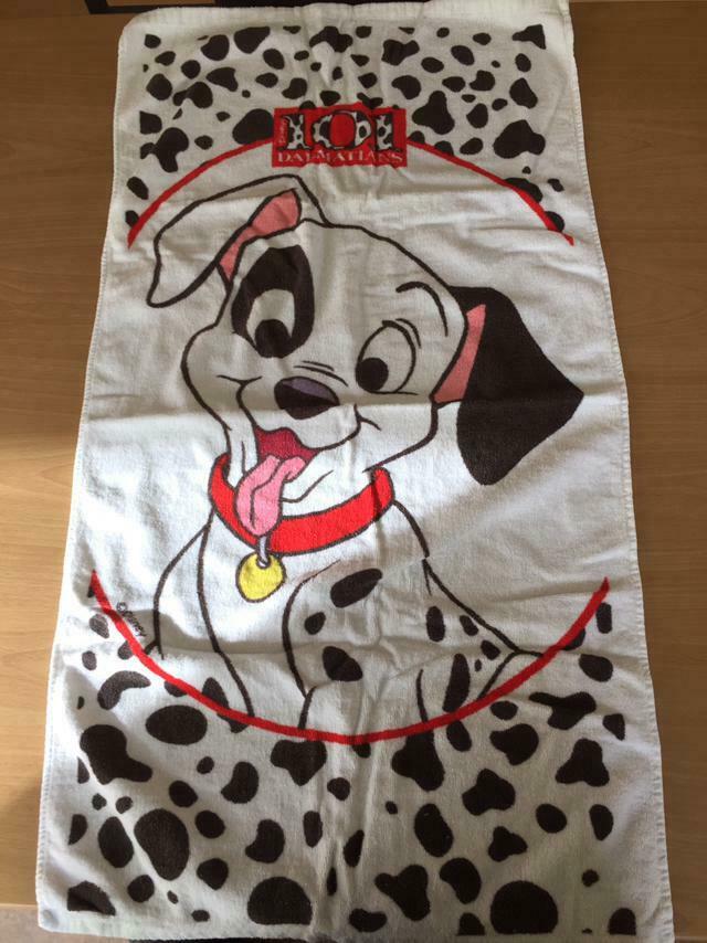 Disney handdoek -Lucky @ 101 Dalmatiërs, Huis en Inrichting, Zo goed als nieuw, Wit, Overige typen