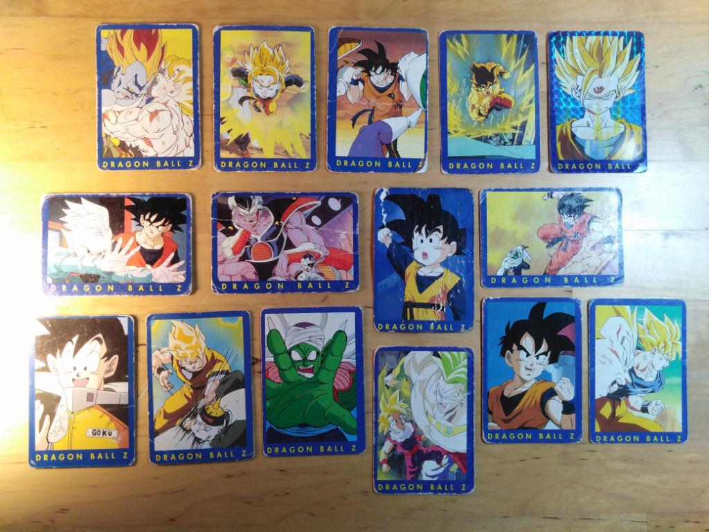 Lot de 15 cartes Dragon Ball Z Panini Série 1 - 1995, Enlèvement ou Envoi, Utilisé, Carte(s) à jouer