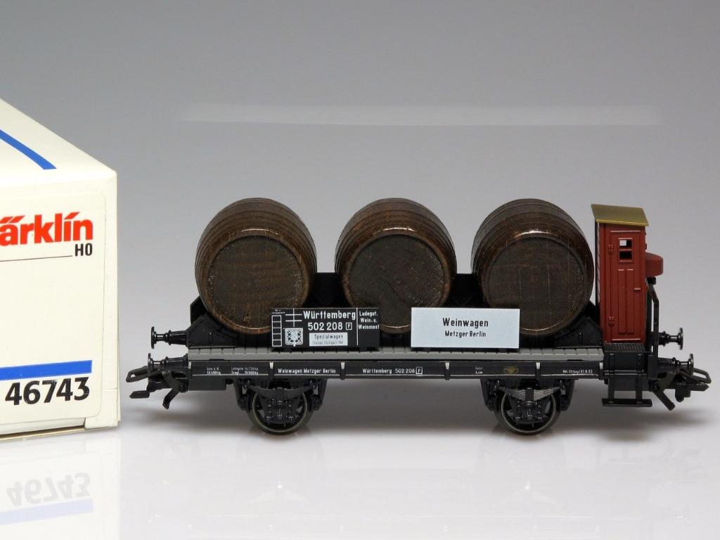 46743 Marklin HO - Wagon de transport de vin (B2500787), Neuf, Jg01618@telenet.be, Analogique, Enlèvement ou Envoi