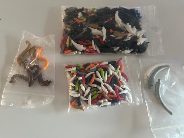 Lego lot 450 hoorntjes, Ophalen of Verzenden, Zo goed als nieuw, Losse stenen, Lego