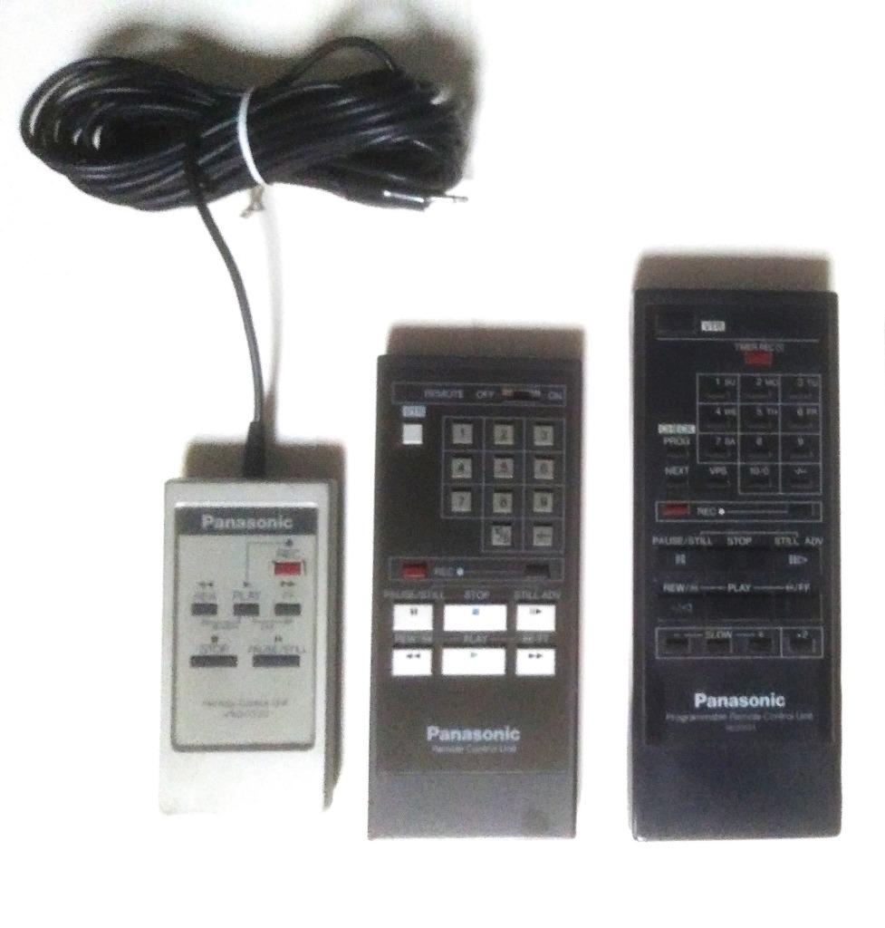 Télécommande Panasonic pour magnétoscope rétro VHS, Enlèvement ou Envoi, Utilisé, Originale, VHS