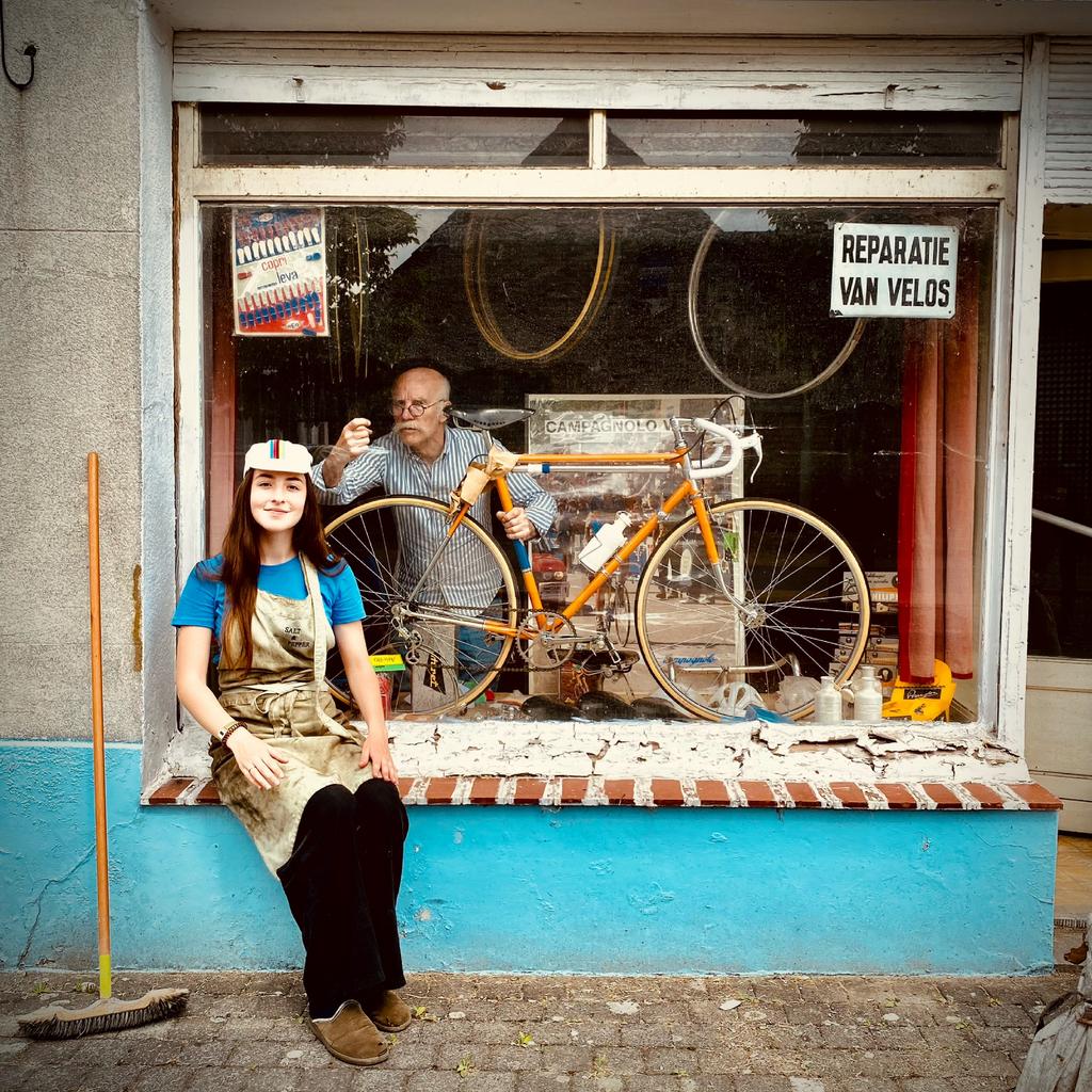 Racefiets , koersfiets  oude onderdelen te koop nos, Ophalen, Zo goed als nieuw