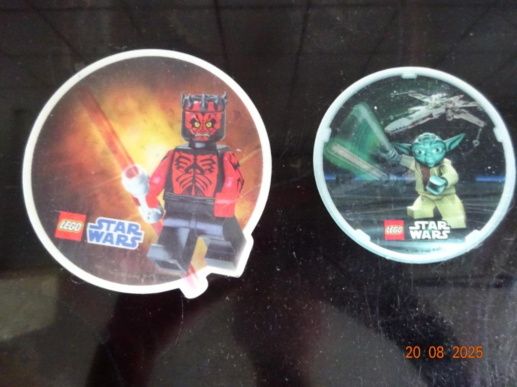 lego, star wars,  2 stevige stickers, Ophalen of Verzenden, Gebruikt, Lego