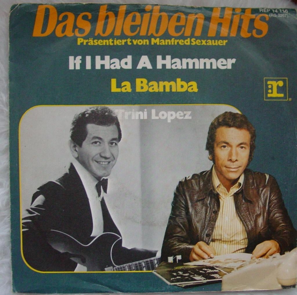 45T 7INCH VINYL SINGLE TRINI LOPEZ, Ophalen of Verzenden, Single