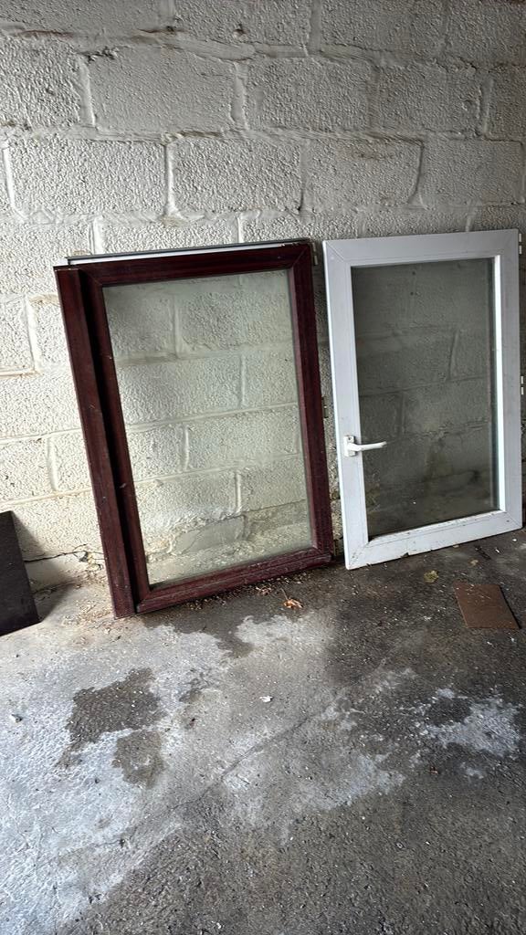 Pvc raam, Doe-het-zelf en Bouw, Raamkozijnen en Schuifdeuren, Ophalen, Kunststof, Gebruikt, 225 cm of meer