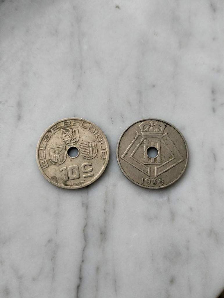 10 Cent, België Belgique, 1939, Postzegels en Munten, Munten | België, Ophalen of Verzenden
