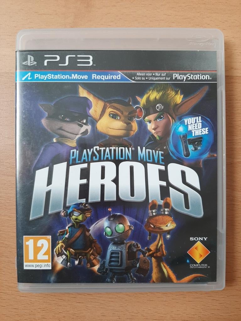 PS3 PlayStation Move Heroes (compleet), Games en Spelcomputers, Games | Sony PlayStation 3, Zo goed als nieuw, Ophalen of Verzenden