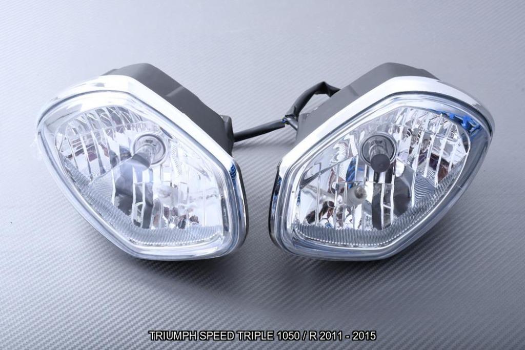 Phare / Optique AVDB TRIUMPH SPEED TRIPLE 1050 / R 2011 2015, Motos, Accessoires | Autre, Neuf, Enlèvement ou Envoi