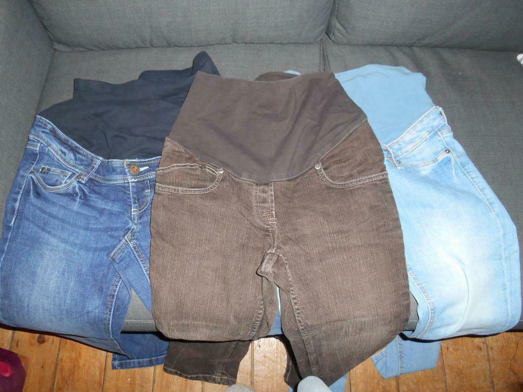 lot de jeans de grossesse taille 34, H&M, Enlèvement ou Envoi, Comme neuf, Pantalon ou Jeans