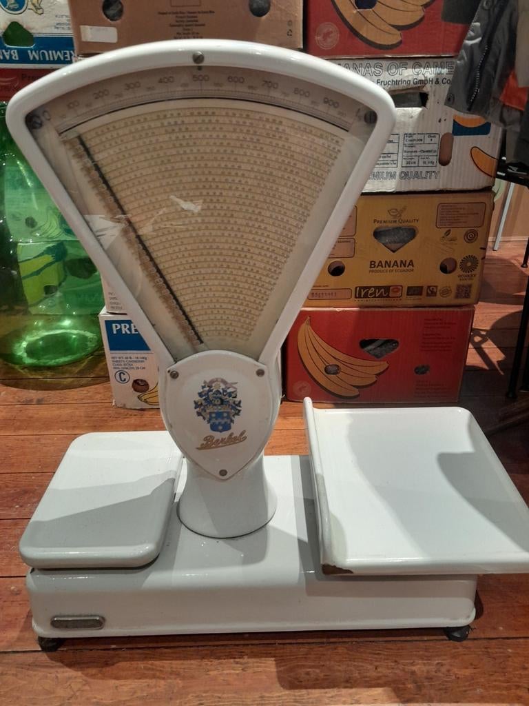Oude weegschaal Berkel, Ophalen