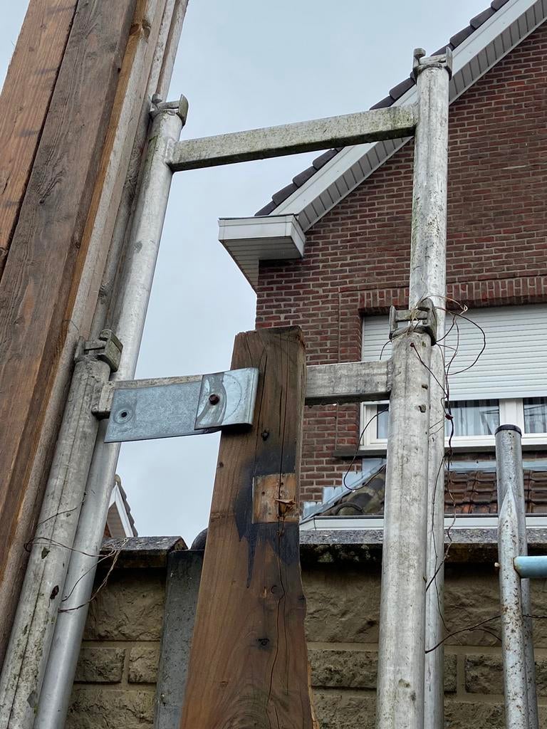 Altrex : 2 alu kaders van een stelling, model handlock, Ophalen, Gebruikt