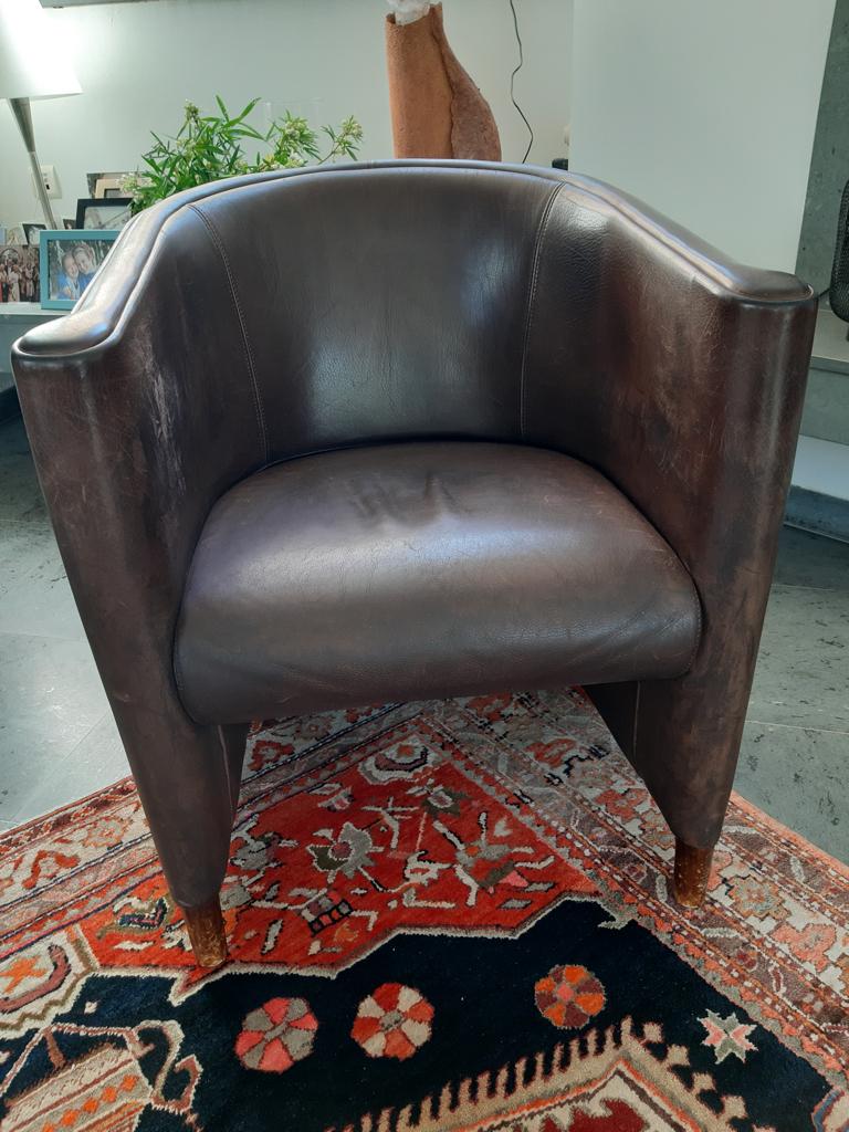 kuilzetel divani bruin, Enlèvement, Cuir