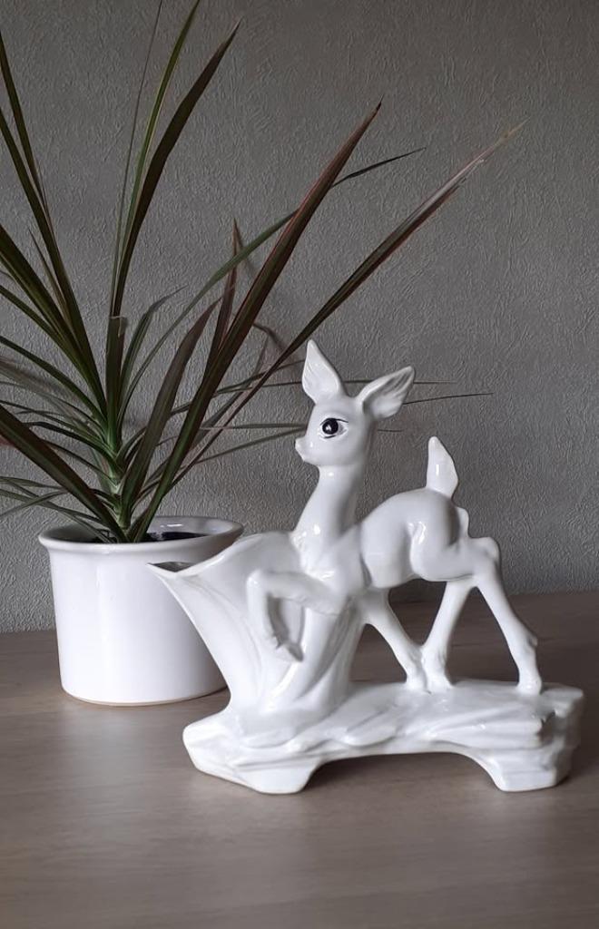Vintage plantenpotje/vaasje Bambi, Antiek en Kunst, Ophalen of Verzenden