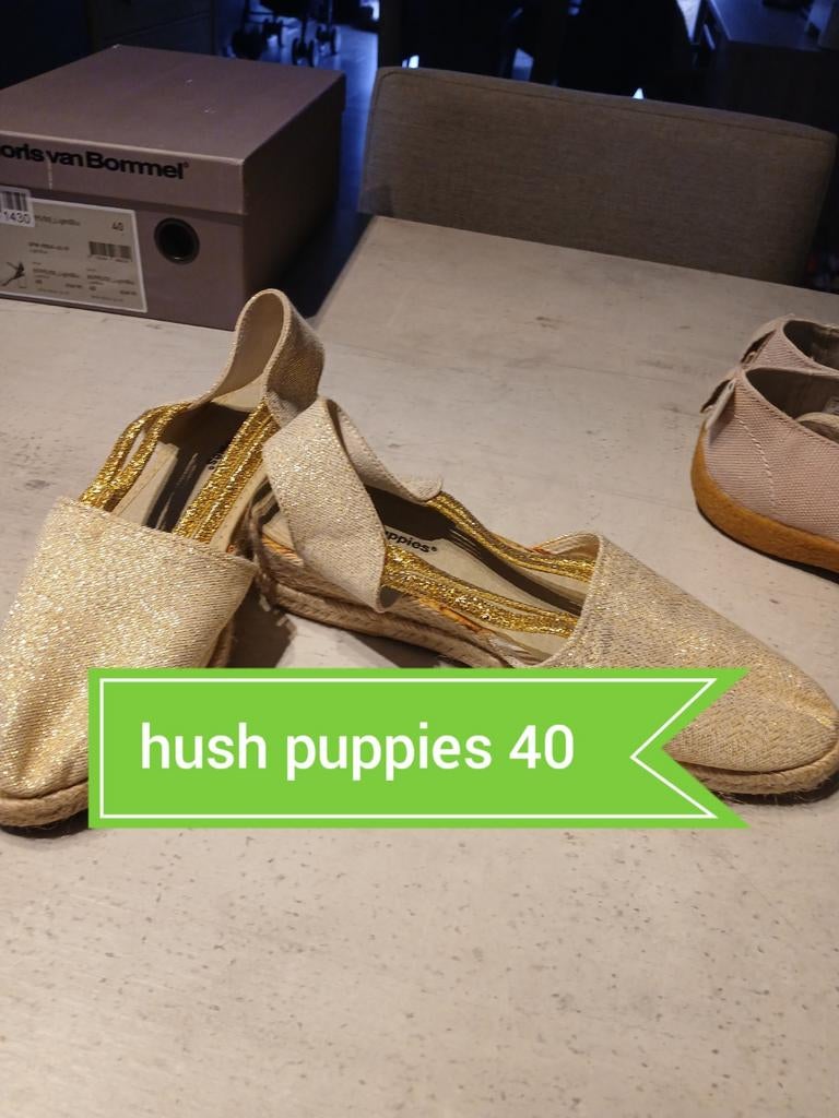 Espadrilles hush puppies 40, Espadrilles, Verzenden, Beige, Zo goed als nieuw
