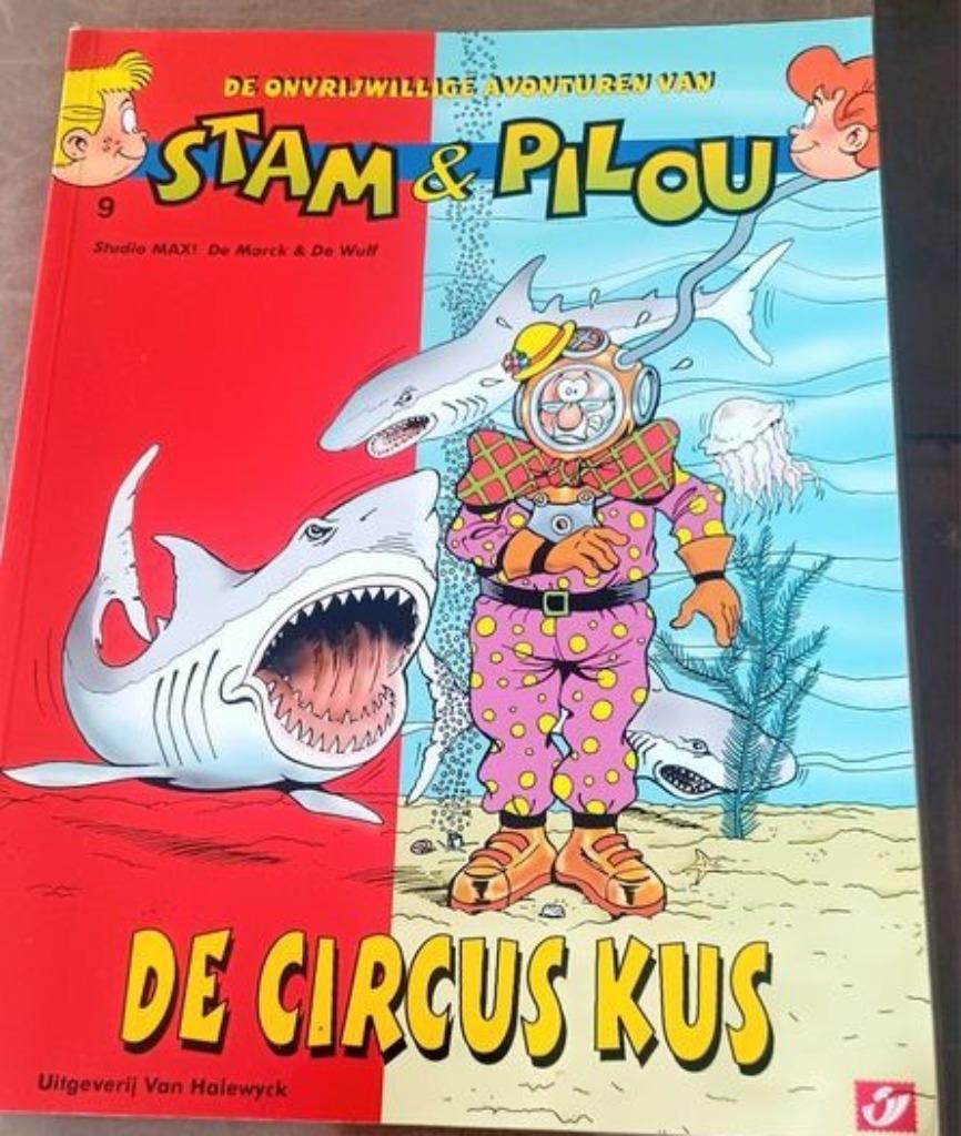 strip de onvrijwillige avonturen van Stam & Pilou, Une BD, Enlèvement, Utilisé, De Marck en De Wulf