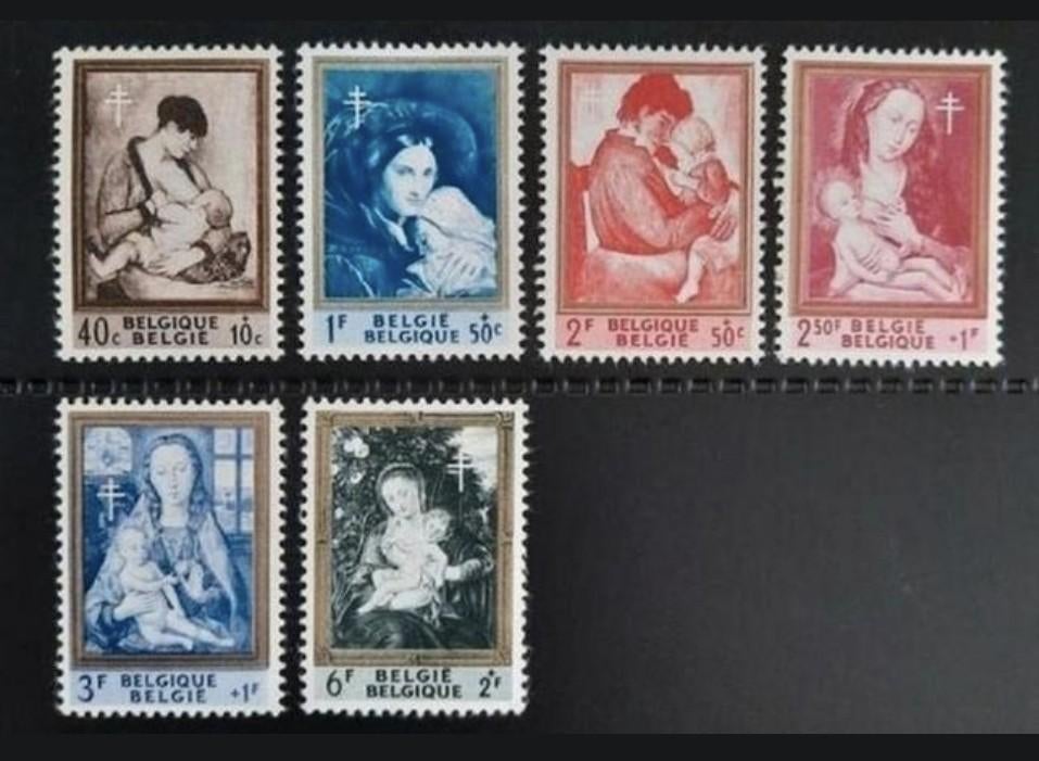 Belgique : COB 1198/03 ** Antituberculeux 1961., Sans timbre, Neuf, Enlèvement ou Envoi, Non oblitéré