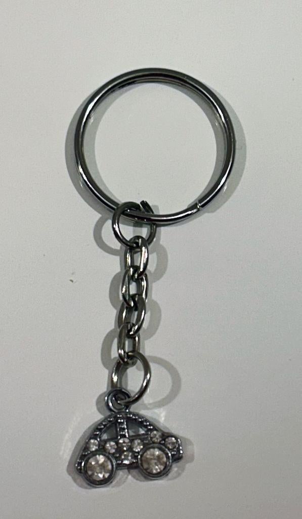Zilverkleurige sleutelhanger met auto, Enlèvement ou Envoi, Neuf, Transport