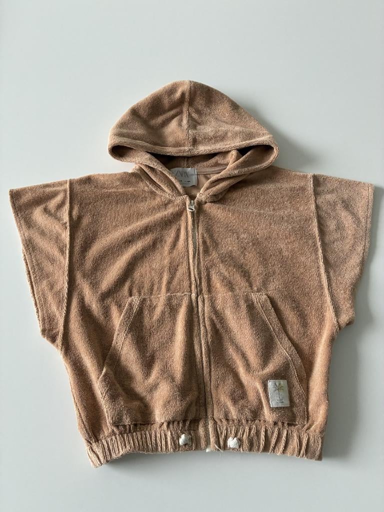 Bruin vestje van badstof Aloha summer maat 128, Kinderen en Baby's, Kinderkleding | Maat 128, Meisje, Trui of Vest, Ophalen of Verzenden