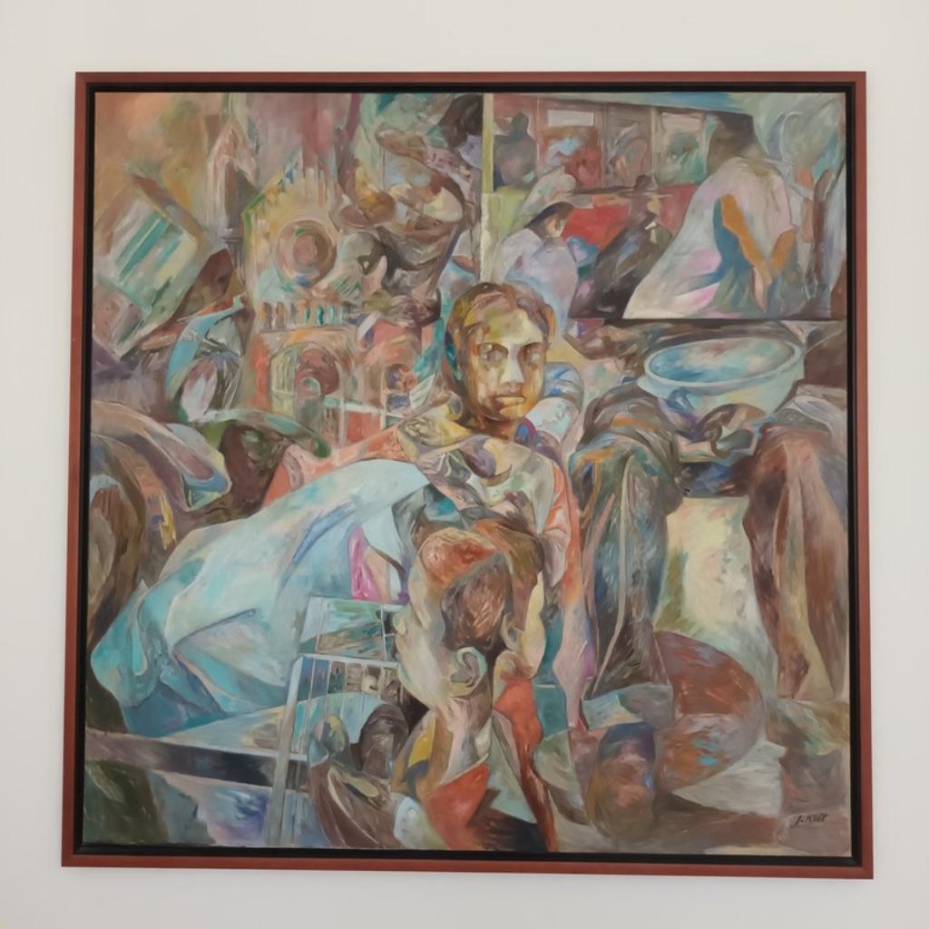 Jaroslav Klát (1962) - olieverf op doek, Antiquités & Art, Enlèvement