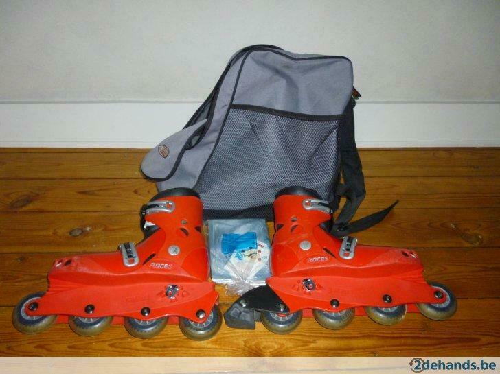 Rode rolschaatsen van Nijdam, Ophalen, Gebruikt