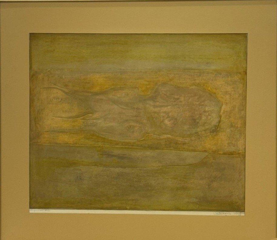 « Essence animale - calmar » - Octave Landuyt, Antiquités & Art, Enlèvement