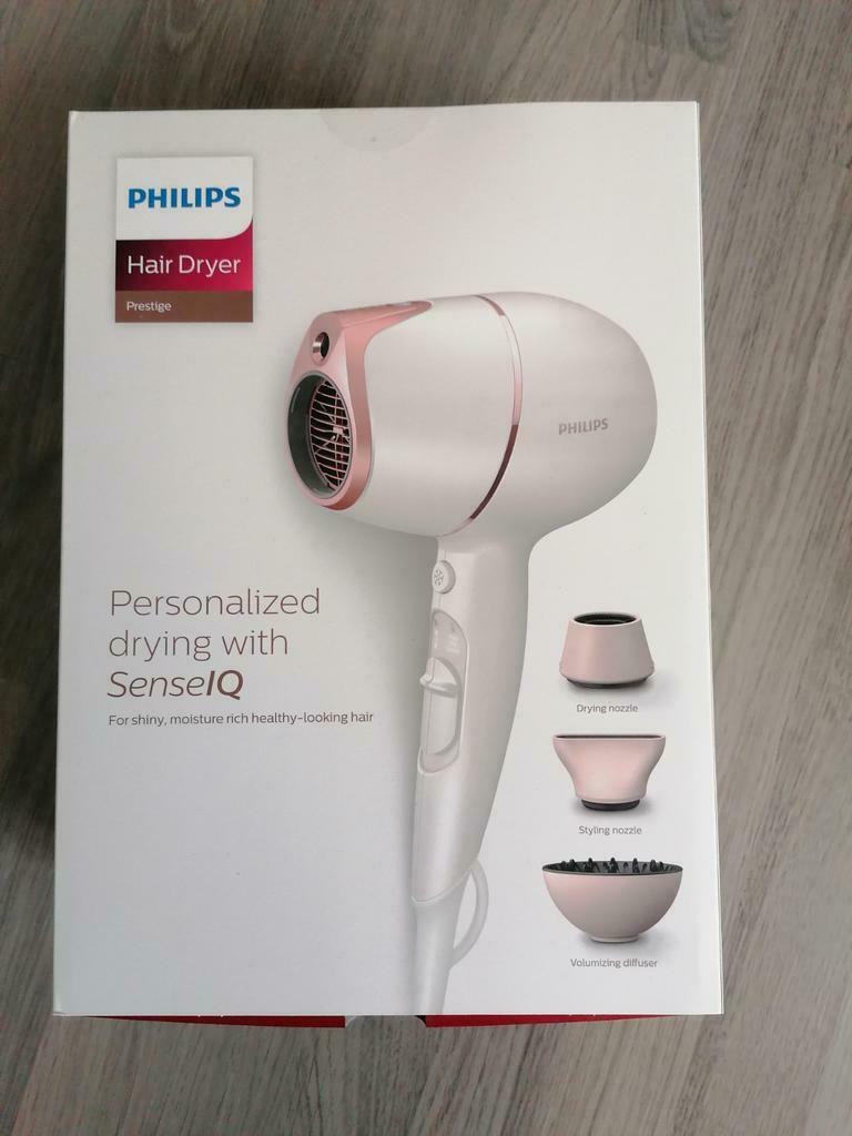 Nieuw! Philips Prestige Sense IQ haardroger, Ophalen of Verzenden, Nieuw