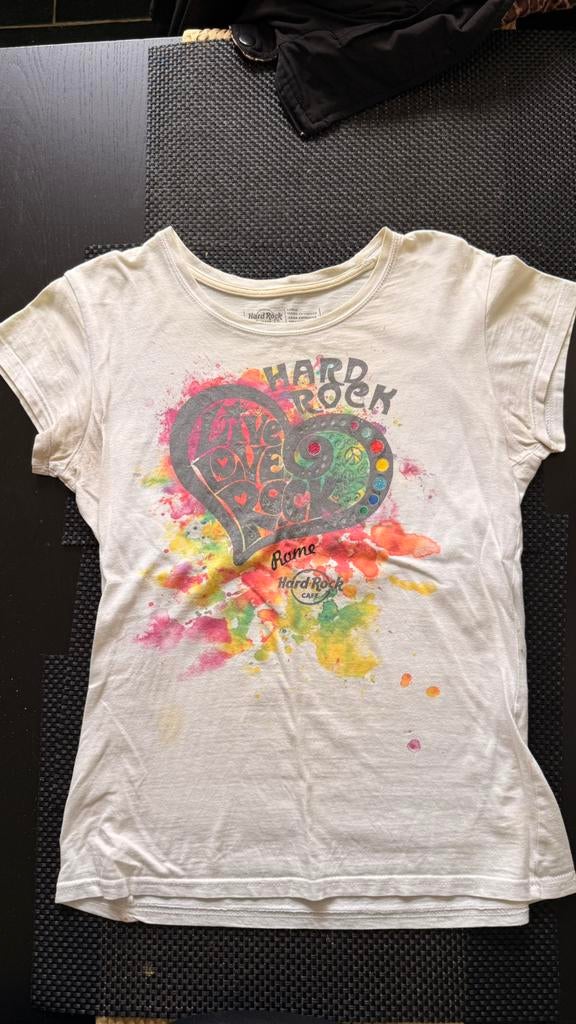 Damesshirt Hard Rock Café Rome juniors fit Large, Vêtements | Femmes, Manches courtes, Taille 38/40 (M), Enlèvement, Porté