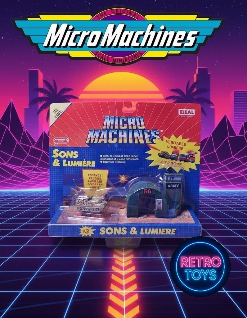 Microgeluids- en lichtmachines „Army” (Galoob - 1989), Verzamelen, Ophalen of Verzenden