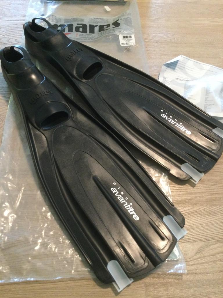 Uit Reststock : Mares Plana Avantitre Black 36/37 Nieuw, Watersport en Boten, Ophalen of Verzenden, Nieuw, Zwem- of Duikvliezen