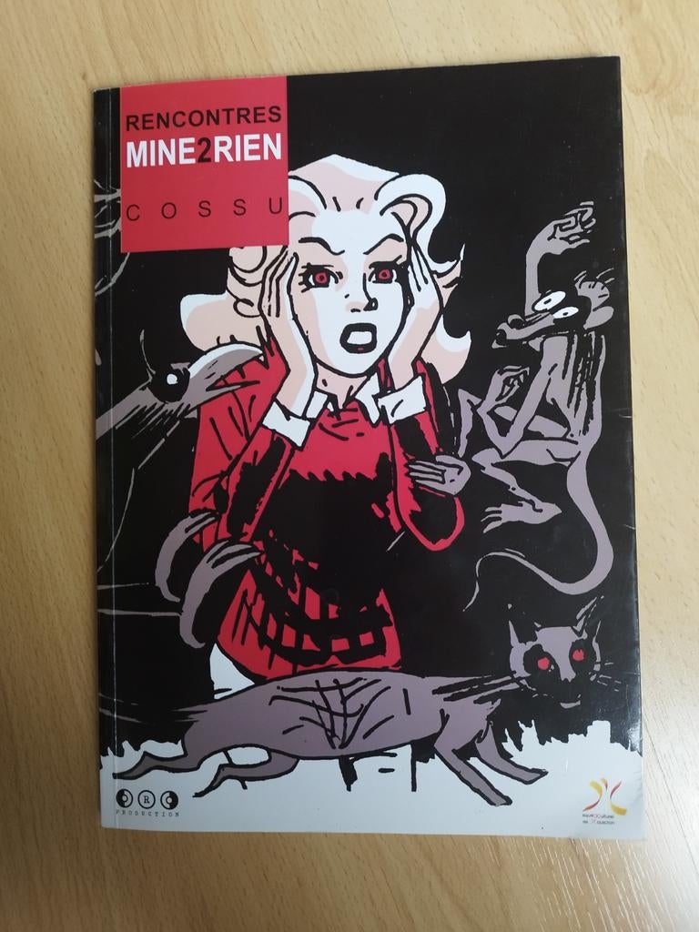 Rencontres Mine2rien Cossu Centre Culturel de Mouscron, Eén stripboek, Ophalen of Verzenden, Zo goed als nieuw