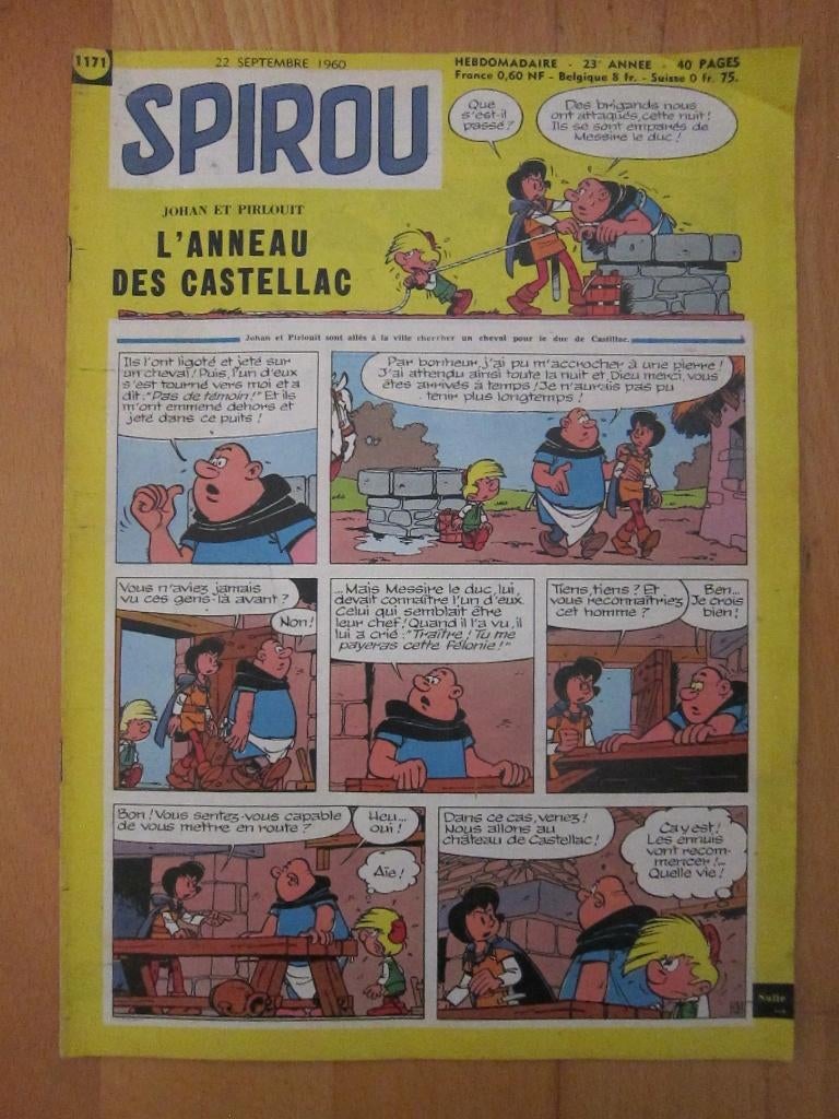 Hebdo Spirou 1171 + mini-récit n°34 (1960), Enlèvement ou Envoi, Une BD, Comme neuf, Collectif