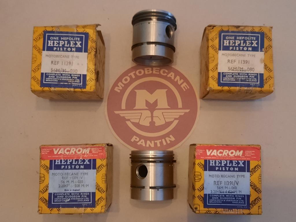 Moteur Becane piston de motobecane 11391 56mm vacrom, Enlèvement ou Envoi