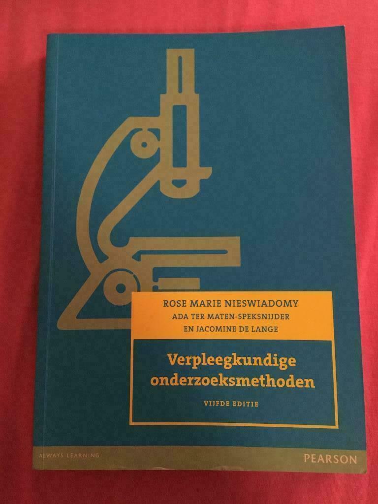 Studieboek Verpleegkundige onderzoeksmethoden, Enlèvement ou Envoi, Neuf, Enseignement supérieur