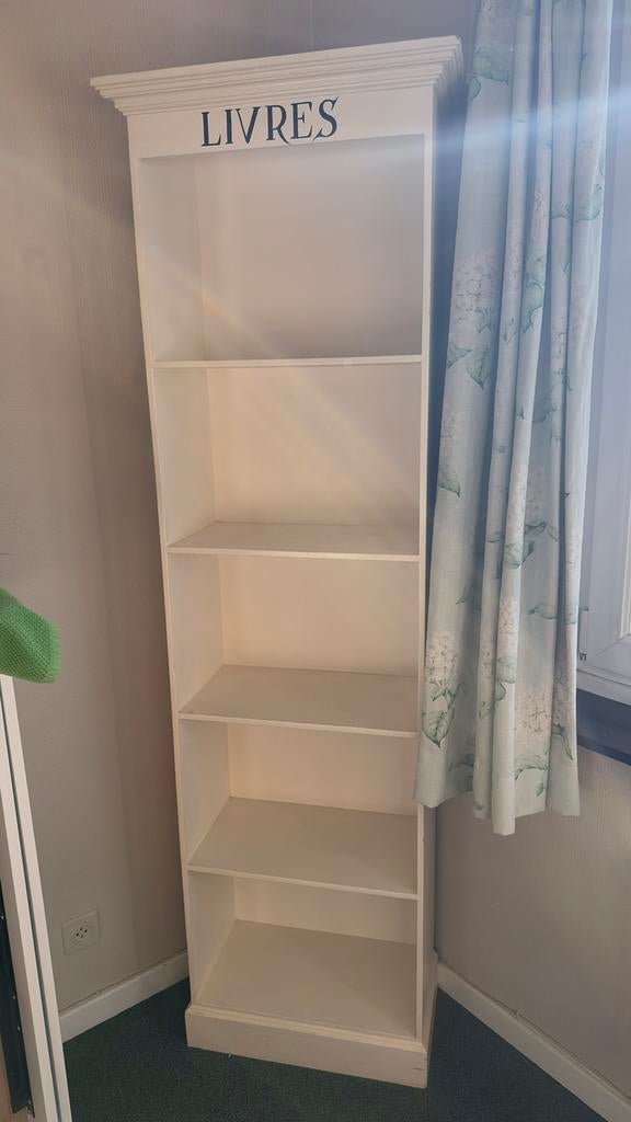 Witte bibliotheekkast, Huis en Inrichting, Ophalen, Zo goed als nieuw