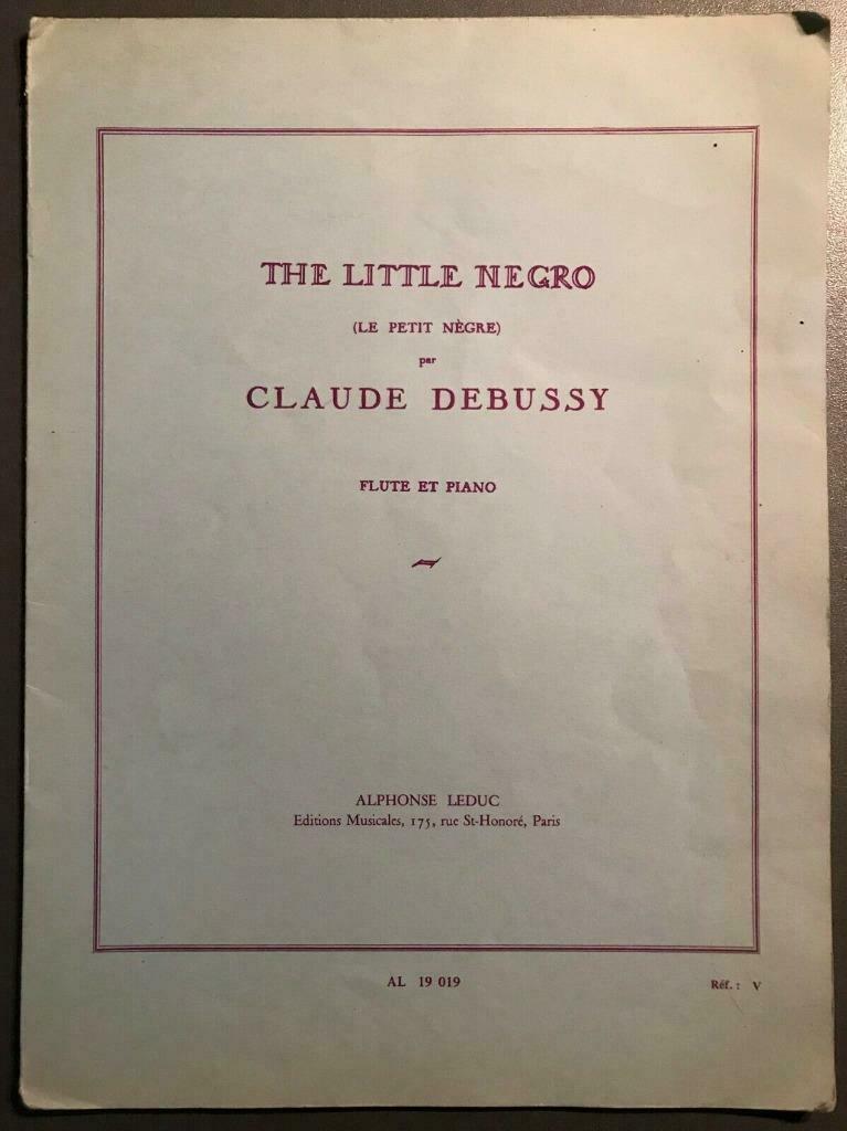 The little negro par Claude Debussy pour flute et piano, Musique & Instruments, Enlèvement ou Envoi, Utilisé, Leçon ou Cours, Flûte traversière ou Piccolo