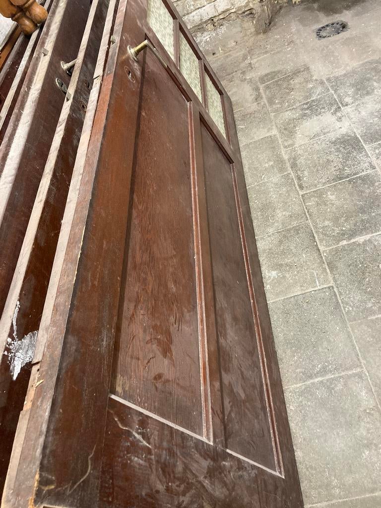 Poorten, Doe-het-zelf en Bouw, Gebruikt, 150 tot 225 cm, Hout, Ophalen