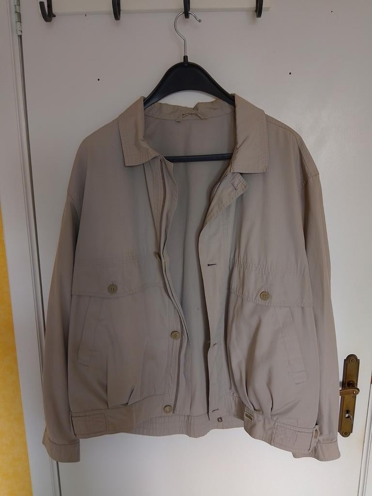 Veste été homme beige, coton T.56, Kleding | Heren, Beige, Maat 56/58 (XL), Ophalen of Verzenden, Angelo,pionier,Melka…etc.