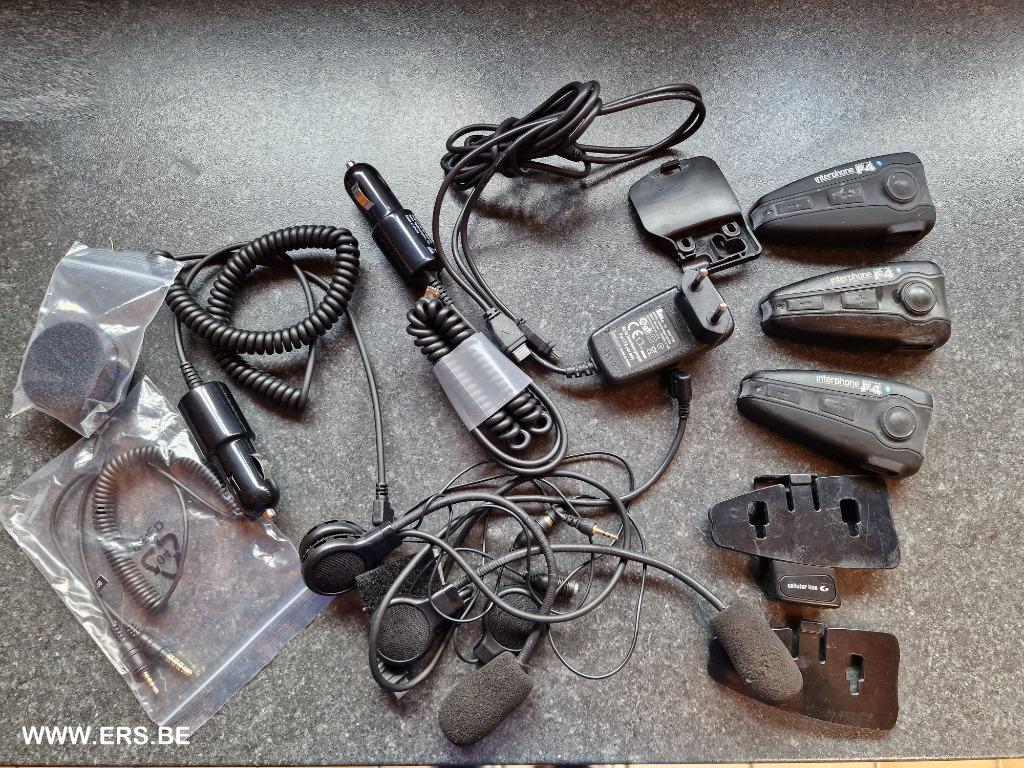 Interphone F4 BlueTooth Interphone moto, Enlèvement ou Envoi, Utilisé