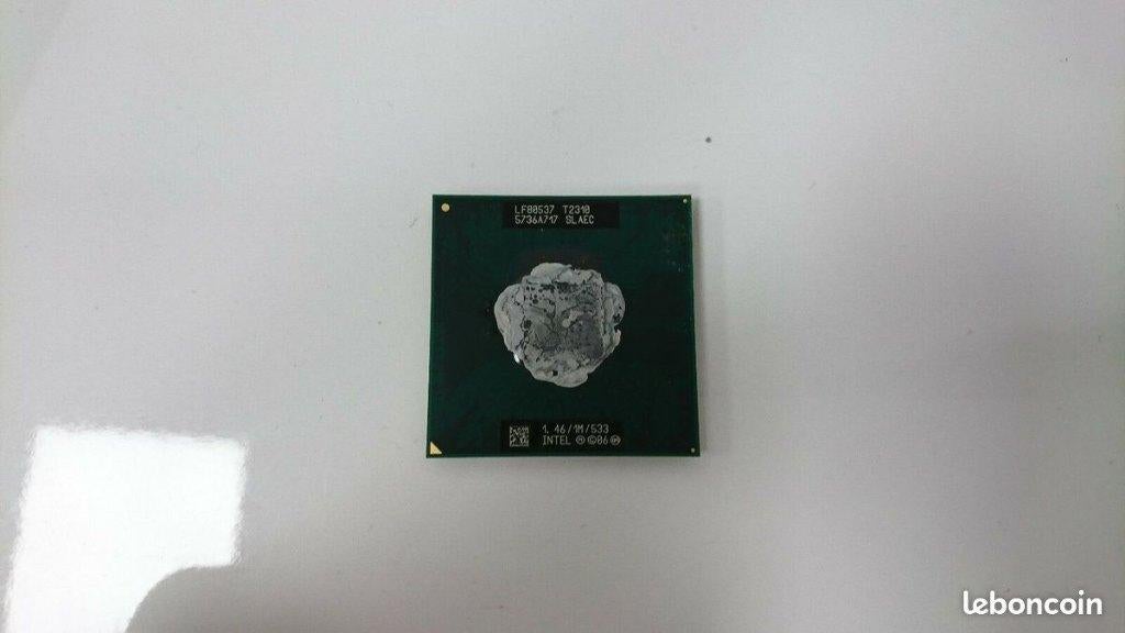 Processeur CPU intel DUAL CORE T2310 1.46Ghz/ 1M / 533, Envoi, Comme neuf
