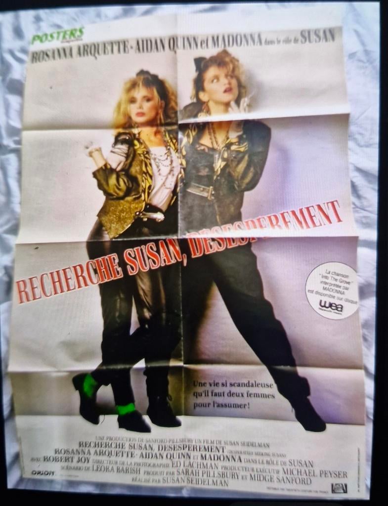 Madonna, wanhopig op zoek naar Susan, Verzamelen, Posters, Ophalen, Gebruikt