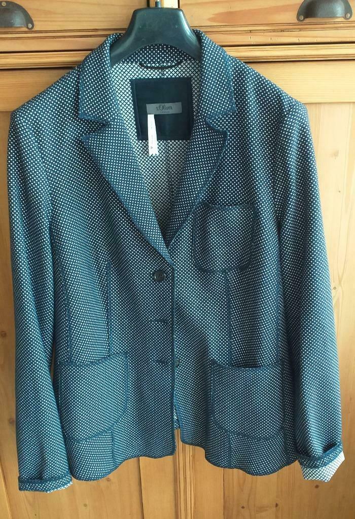 blazer S. Oliver, Enlèvement ou Envoi, S.Oliver, Bleu, Taille 42/44 (L)