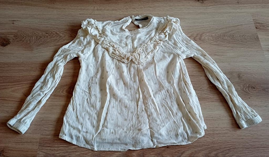Blouse avec volants, fille 8 ans, Enfants & Bébés, Vêtements enfant | Taille 128, Kiabi, Enlèvement ou Envoi, Chemise ou Chemisier
