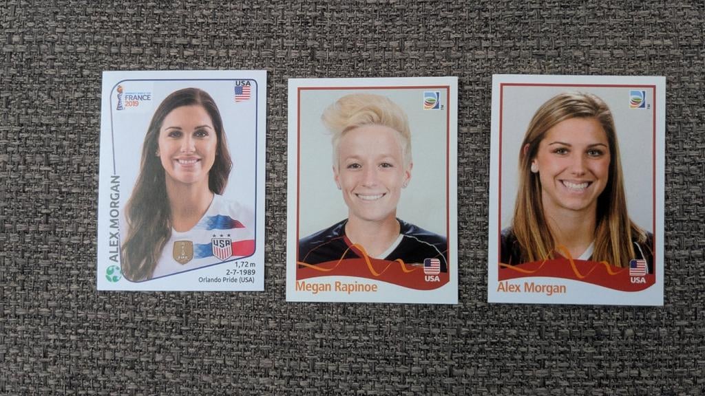 Panini Women Vrouwen WK 2011 & 2019 - Rapinoe & Morgan, Verzamelen, Ophalen of Verzenden