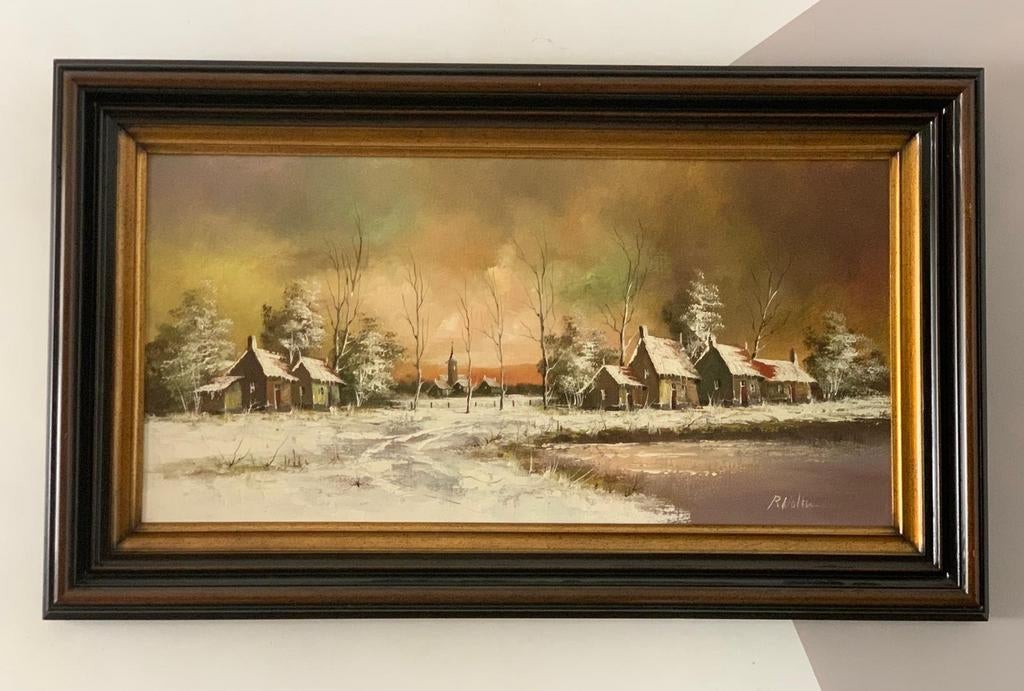 Peinture signée par R.Wolters, Enlèvement