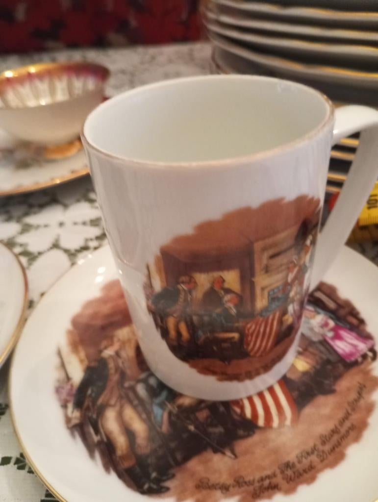 Vintage tas en ondertas, Amerikaans design, perfecte staat, Huis en Inrichting, Keuken | Servies, Ophalen of Verzenden, Zo goed als nieuw