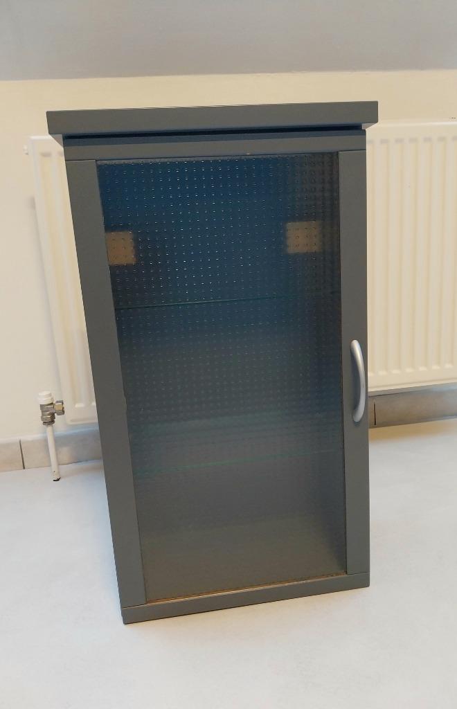 Petite armoire vitrine à suspendre, Moins de 25 cm, Moins de 100 cm, Comme neuf, Enlèvement